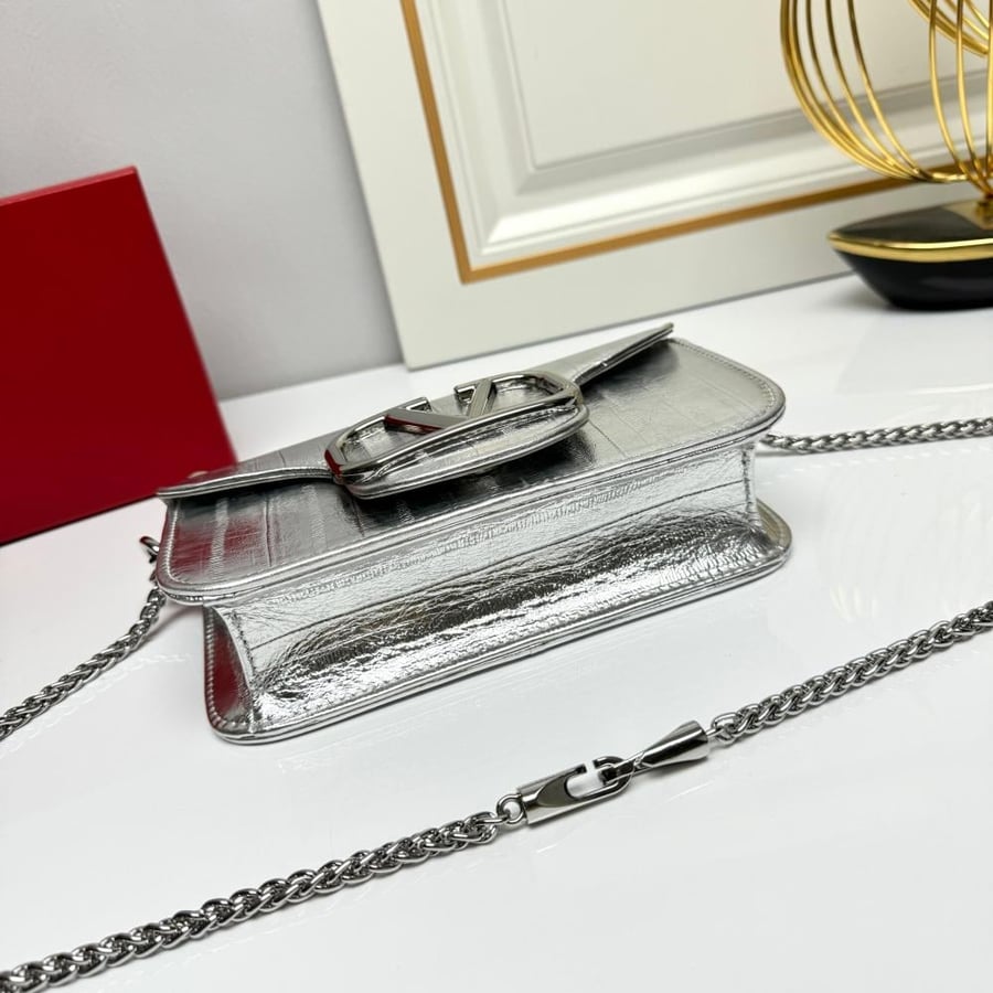 Valentino Garavani Loco Calfskin Leather Bag