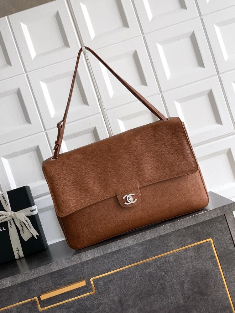 Chanel Grained Leather Flap Bag