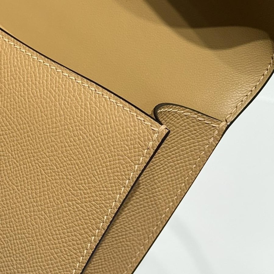 Hermes Constance Elan Bag 24cm - Taupe / Gold Hardware