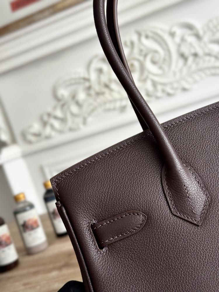 Hermes Mini Kelly II Bag 19cm - Chocolate / Silver Hardware