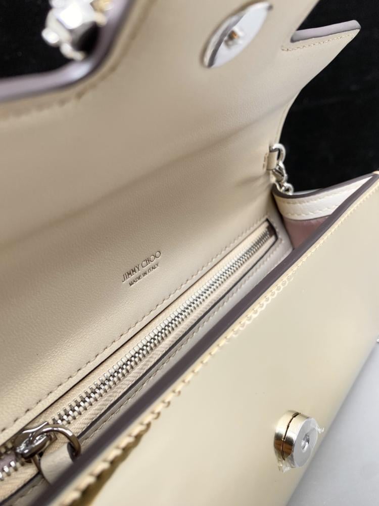 Jimmy Choo Crystal Embellished Clutch Wallet on Chain