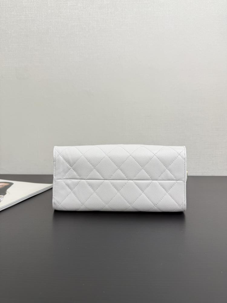 Chanel Quilted Drawstring Tote Bag