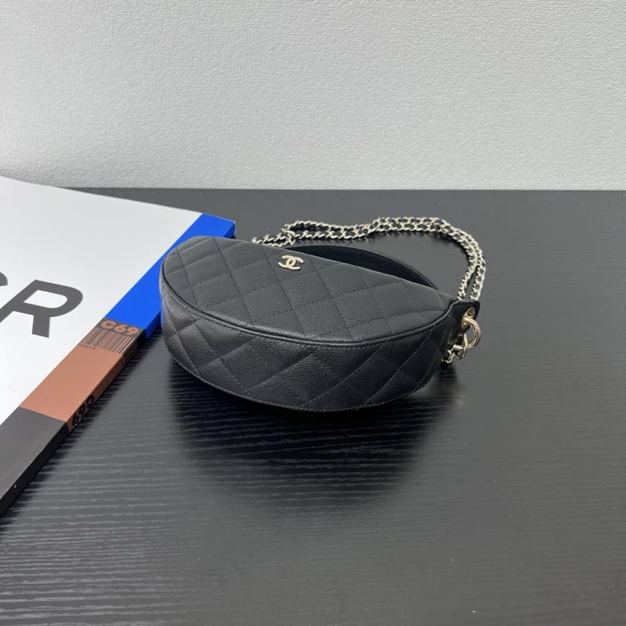 Chanel Quilted Moon Bag