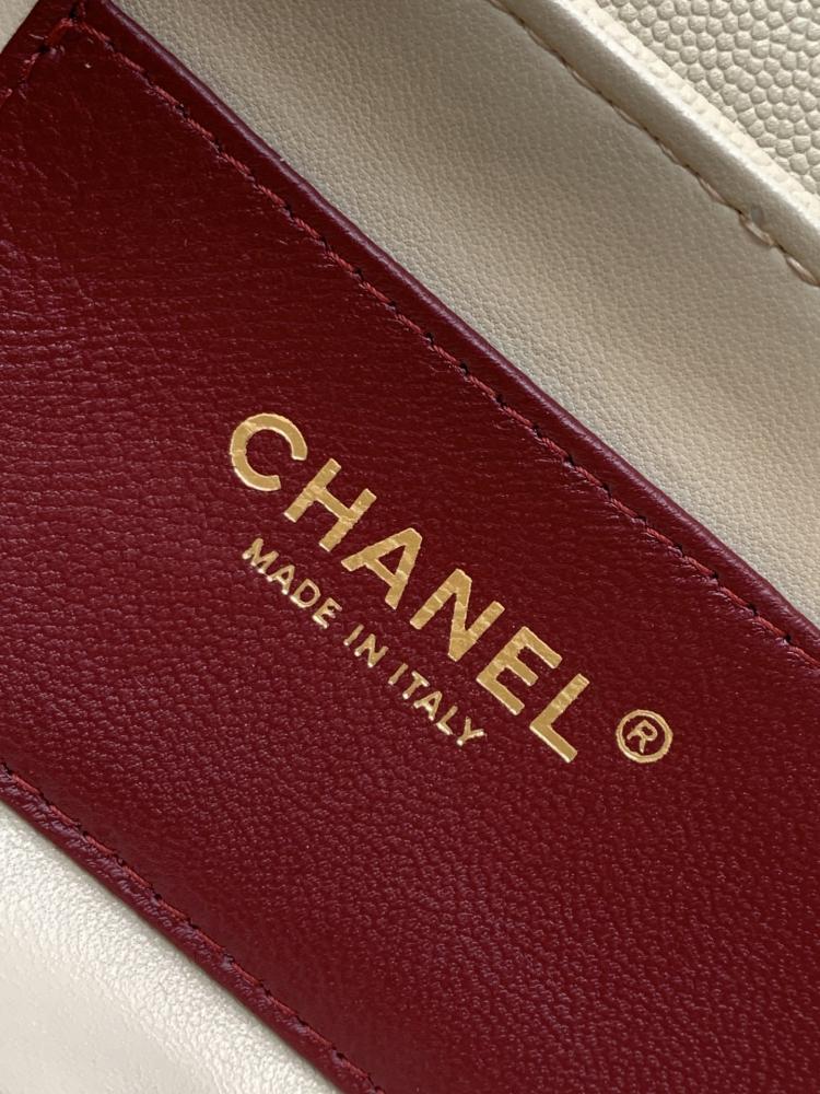 Chanel Grained Leather Cylindrical Bag
