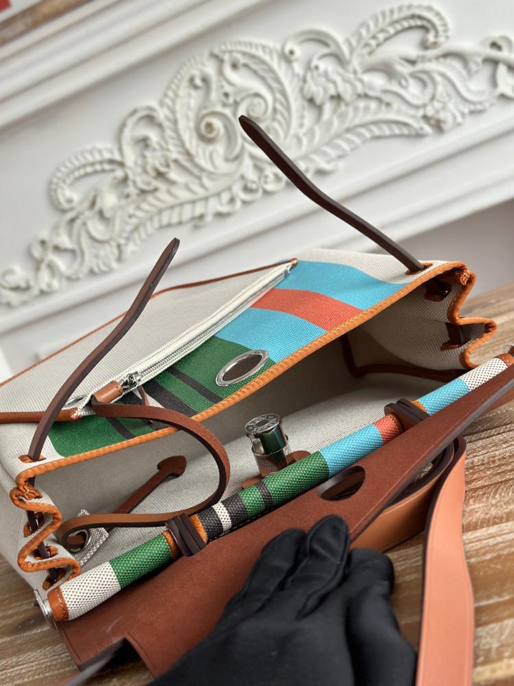 Hermes Herbag Zip 31 (Printed & Patterned Canvas Edition)