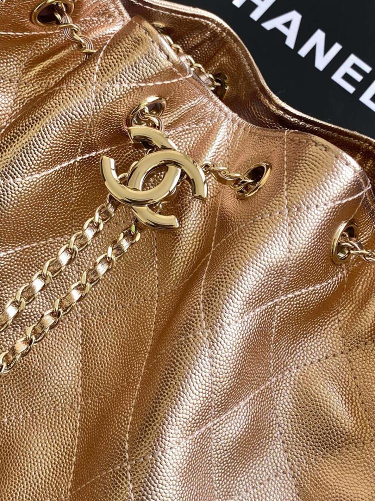 Chanel AS5293 Quilted Hobo Drawstring Bag