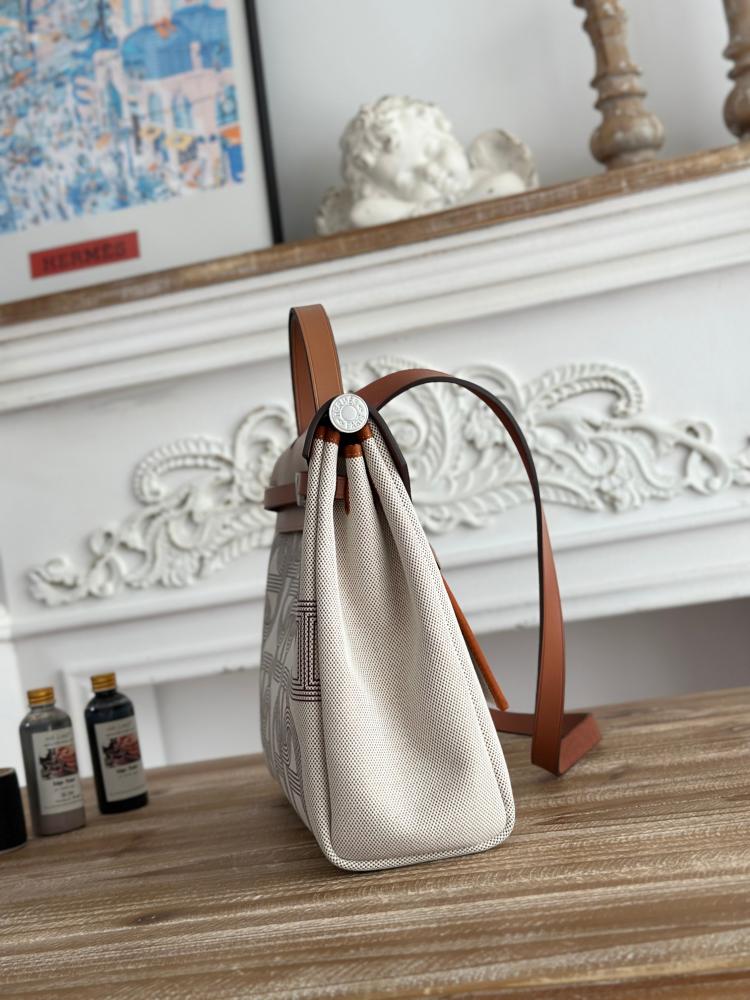 Hermes Herbag Zip 31 (Printed & Patterned Canvas Edition)