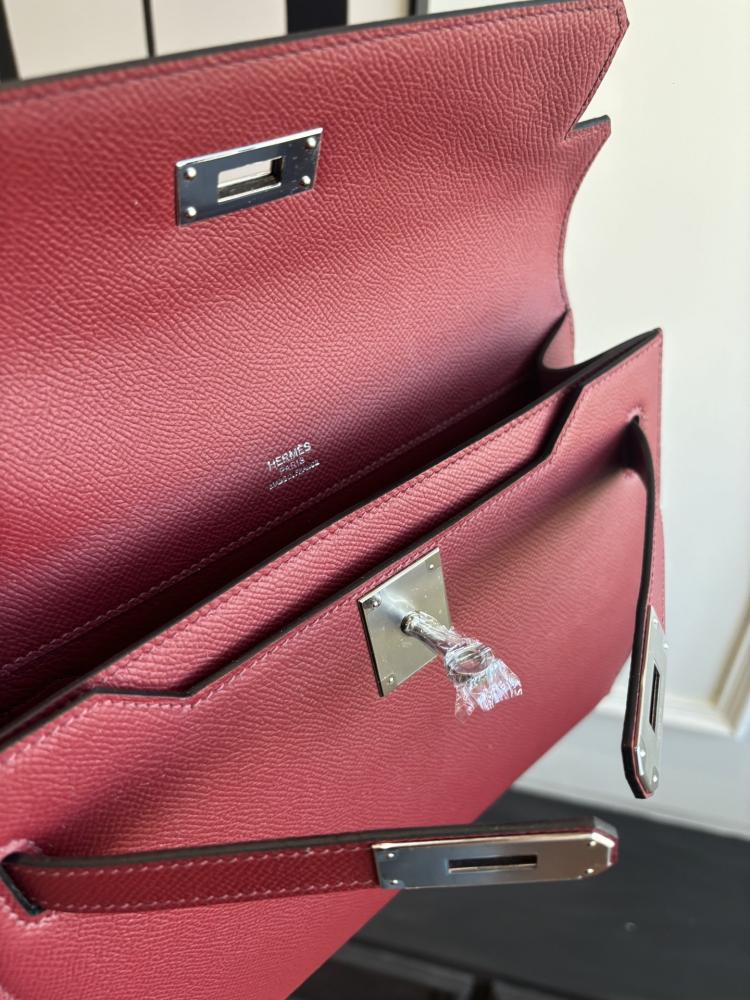Hermes Kelly Dépêches 25 Pouch (Leather)