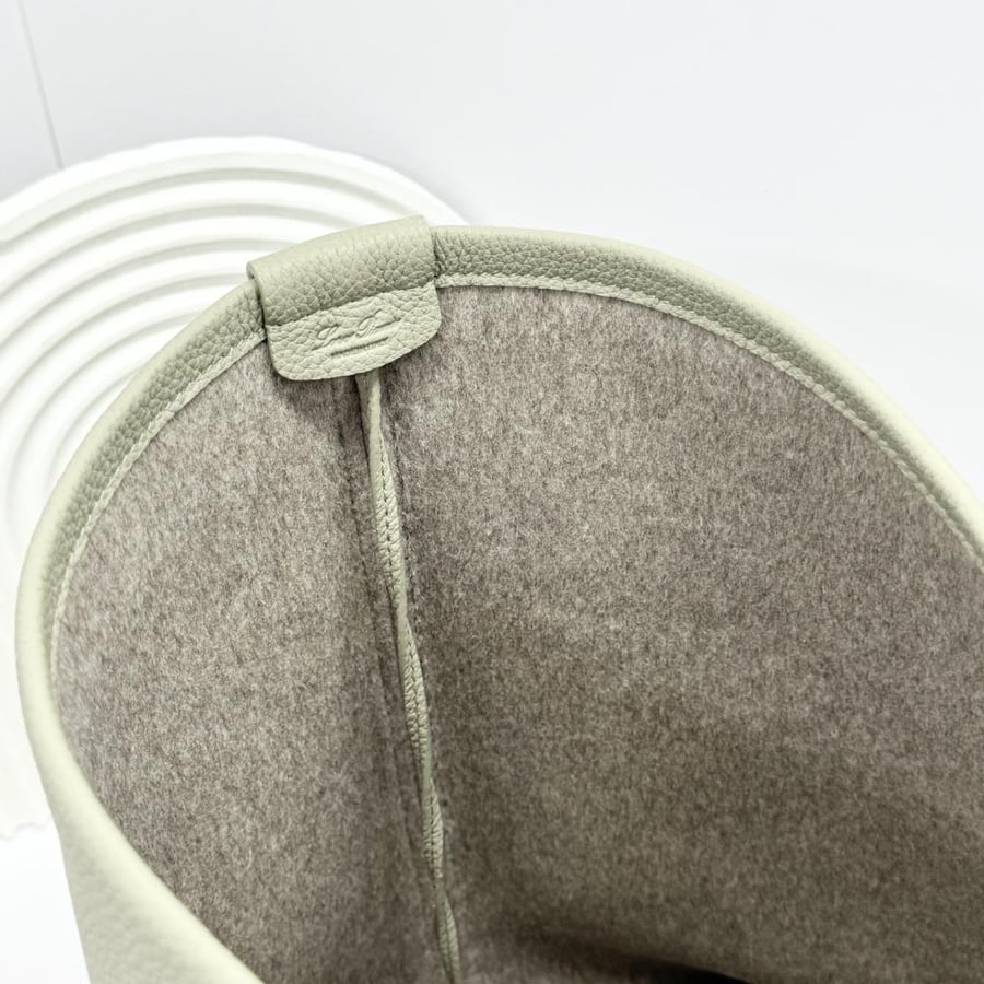Loro Piana Large Grained Leather Tote Bag