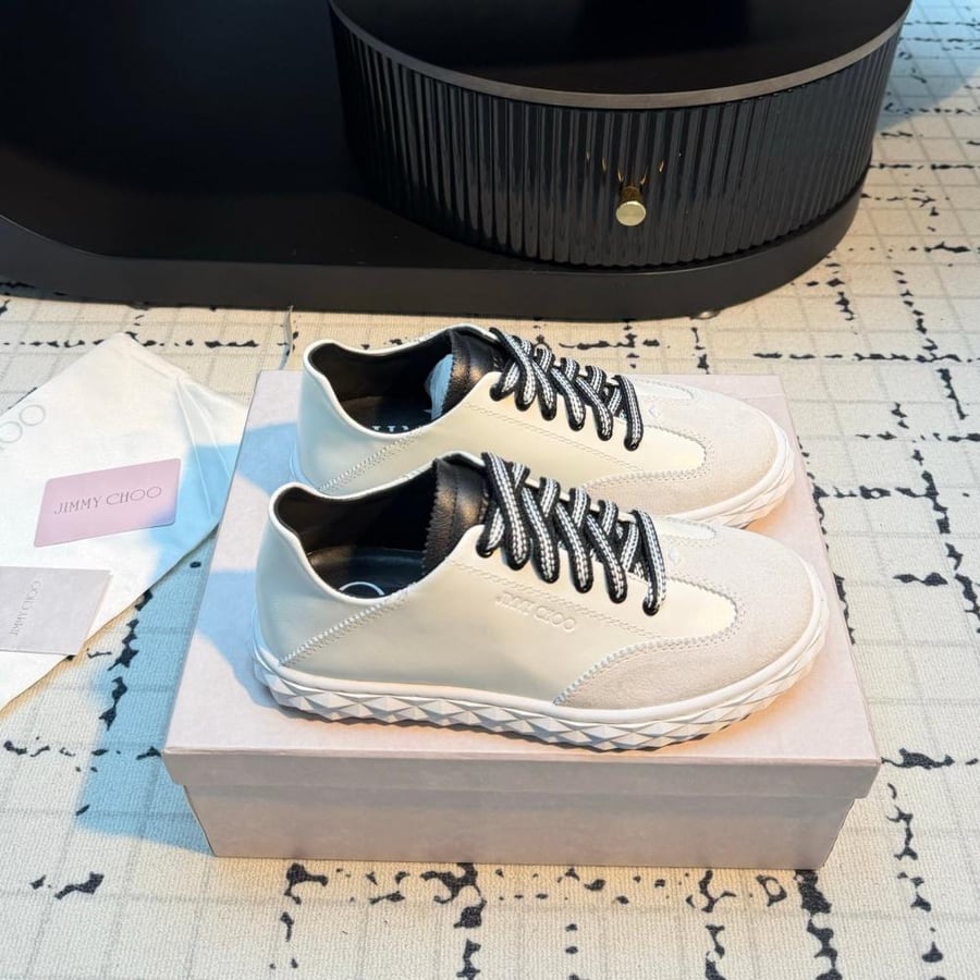 Jimmy Choo Diamond Sole Suede Sneakers 35-41