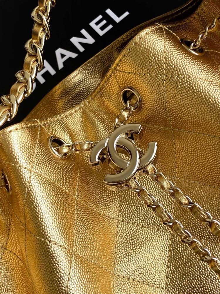 Chanel AS5293 Quilted Hobo Drawstring Bag