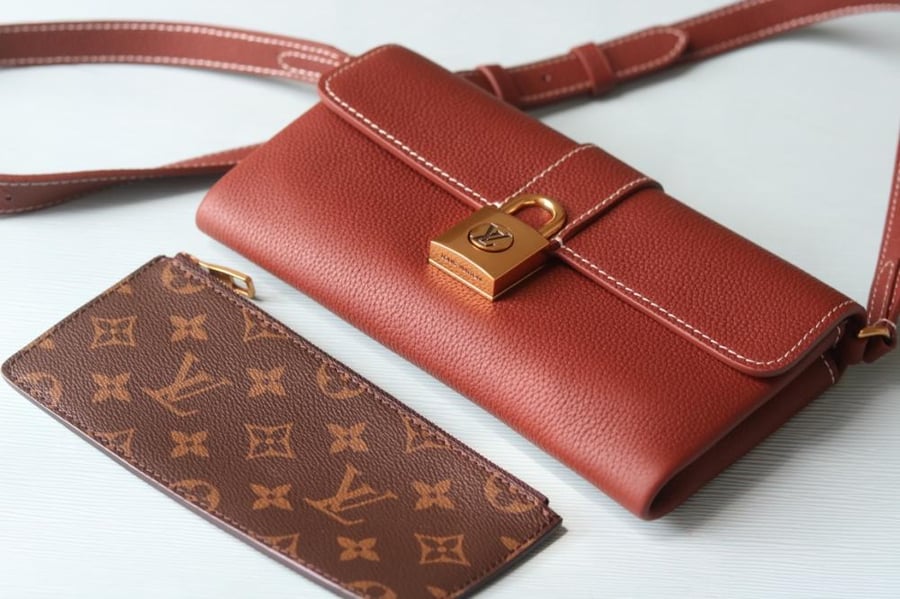 LV Lockme Chain Wallet 22cm