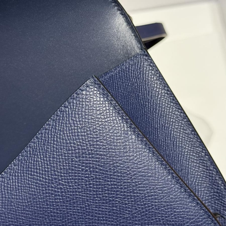 Hermes Constance Elan Bag 24cm - Navy / Gold Hardware