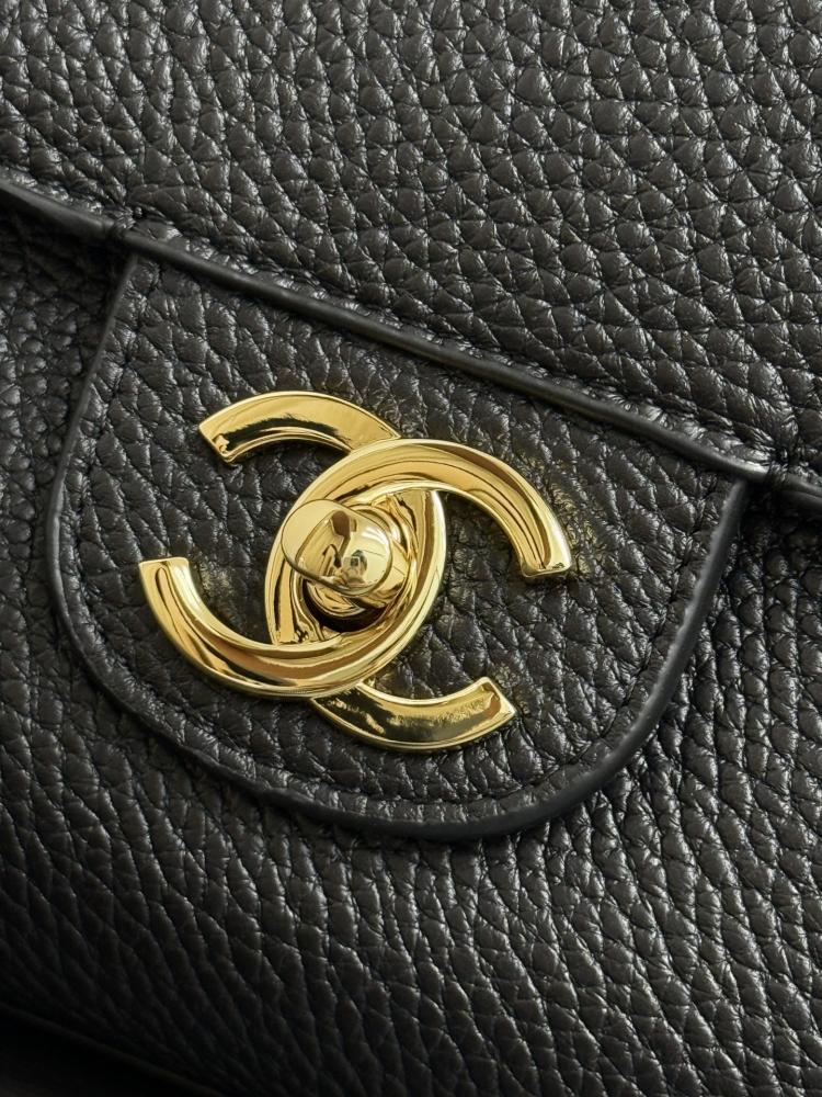 Chanel Grained Leather Flap Bag