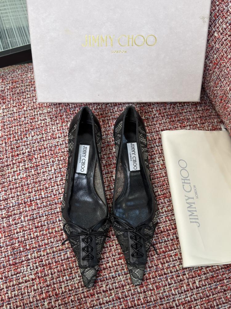 Jimmy Choo Lace-Up Pointed Heels 35-41
