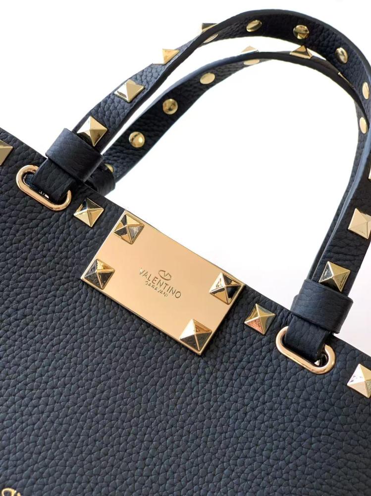 Valentino Garavani Rockstud Mini Leopard Print Calfskin Bag