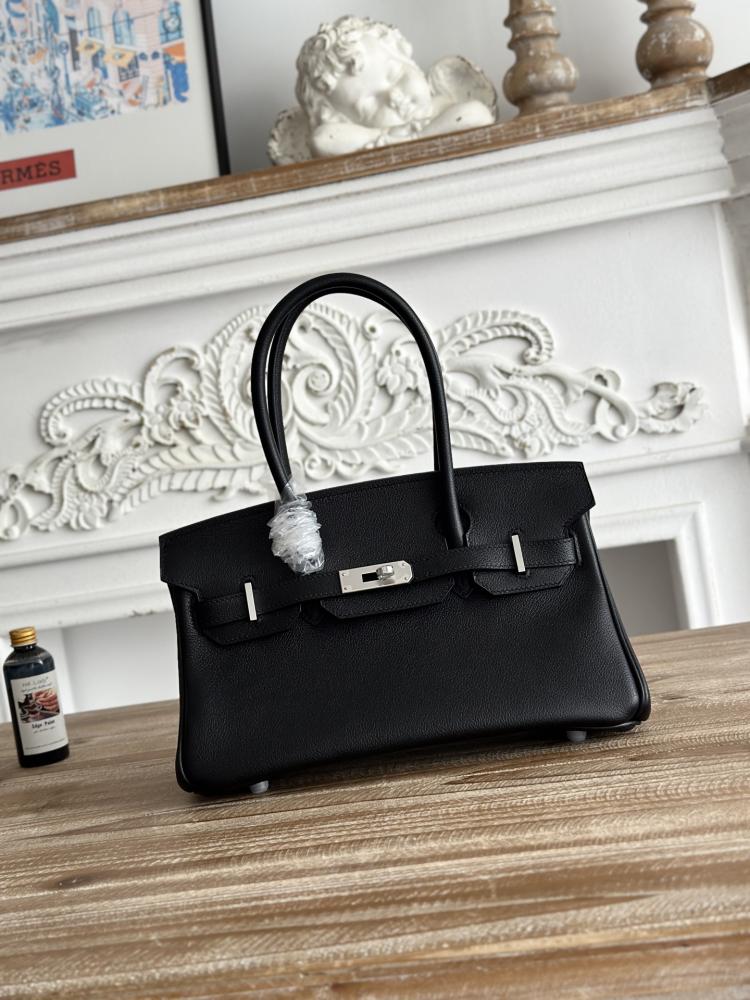 Hermes Mini Kelly II Bag 19cm - Black / Silver Hardware