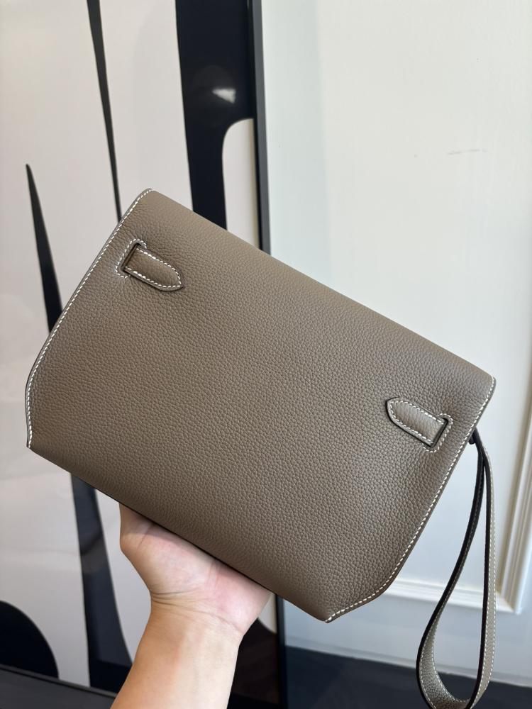 Hermes Kelly Dépêches 25 Pouch (Leather)