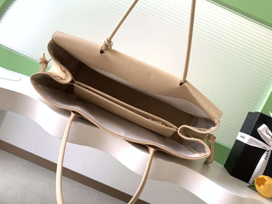Chanel Grained Leather Tote Bag