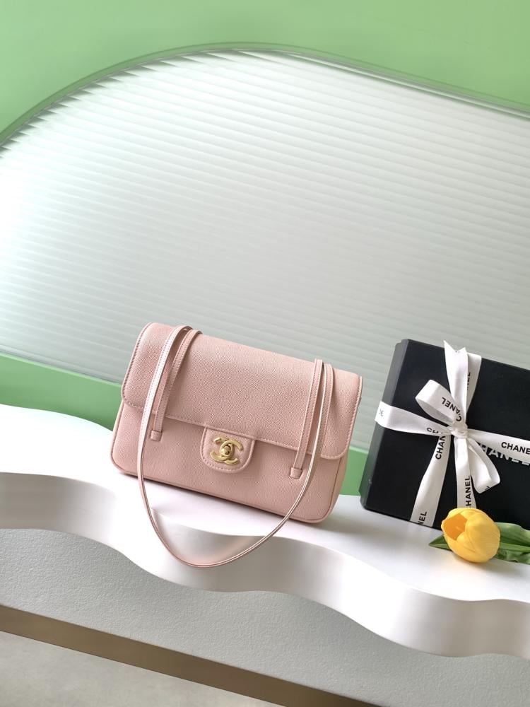 Chanel Grained Leather Flap Shoulder Bag