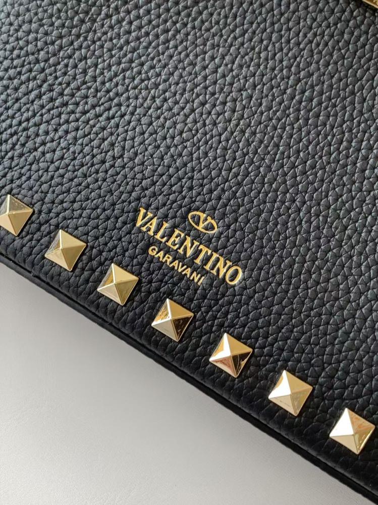 Valentino Garavani Rockstud Mini Leopard Print Calfskin Bag
