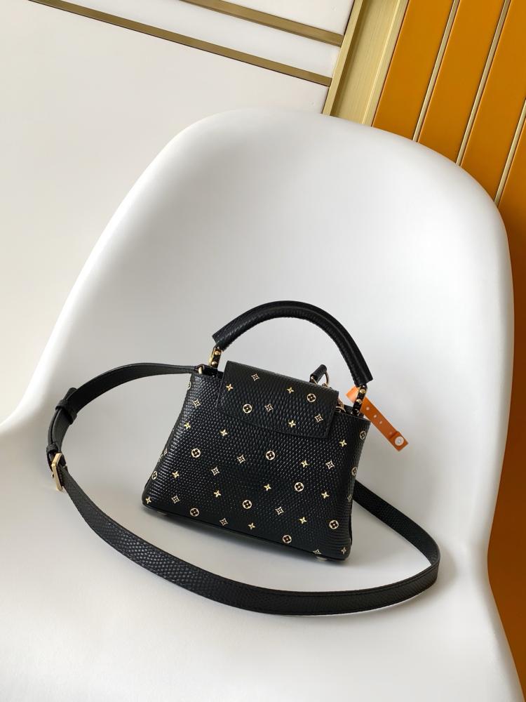 Louis Vuitton Capucines Mini Embellished Leather Bag
