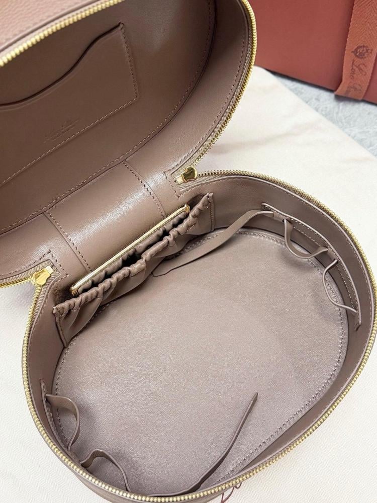 Loro Piana Extra Vanity Case in Plain Grain Calfskin