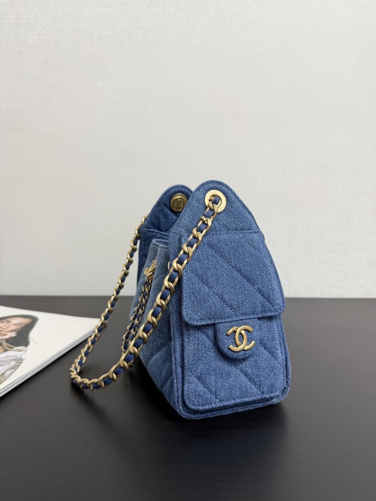 Chanel Quilted Drawstring Tote Bag