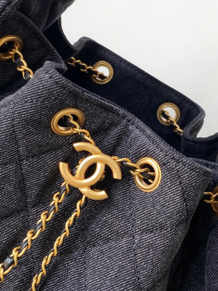 Chanel AS5293 Quilted Hobo Drawstring Bag