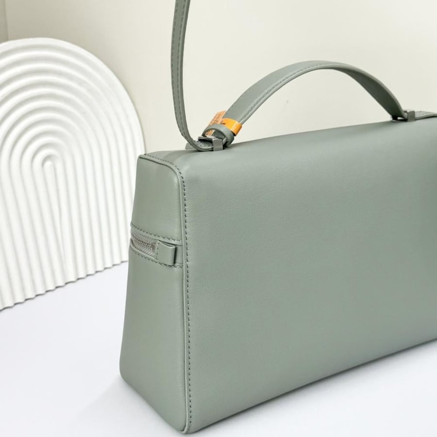 Loro Piana Extra Smooth Leather Top Handle Bag