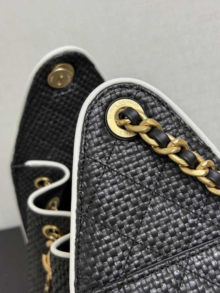 Chanel Quilted Drawstring Tote Bag
