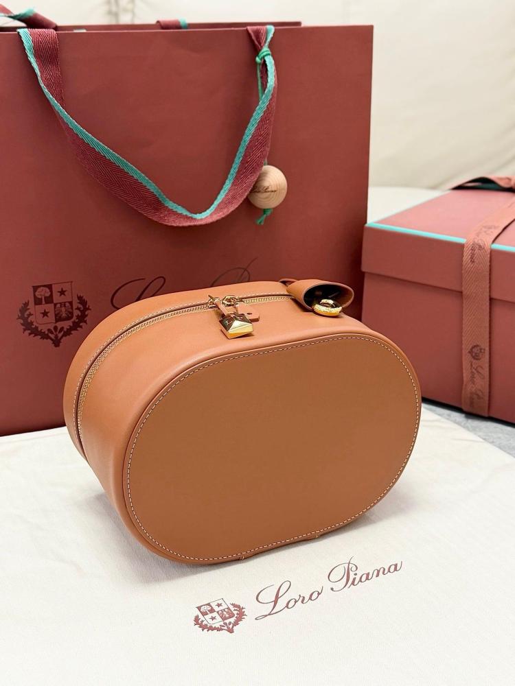 Loro Piana Extra Vanity Case in Plain Grain Calfskin