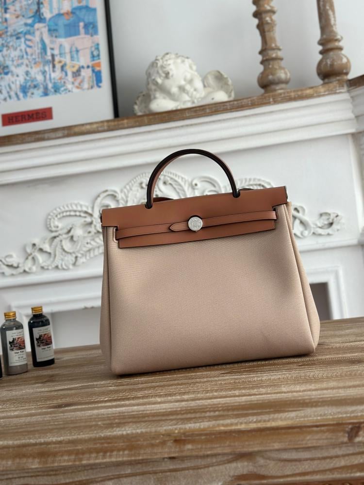 Hermes Herbag Zip 31 (Printed & Patterned Canvas Edition)