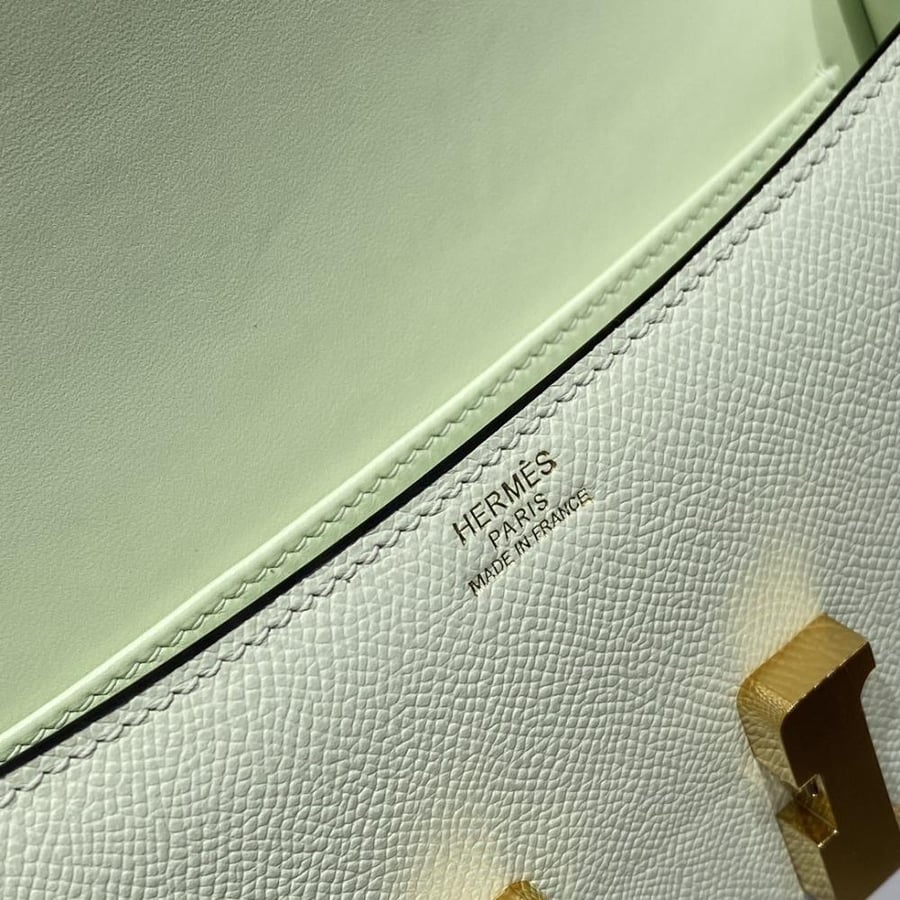 Hermes Constance Elan Bag 24cm - Mint Green / Gold Hardware