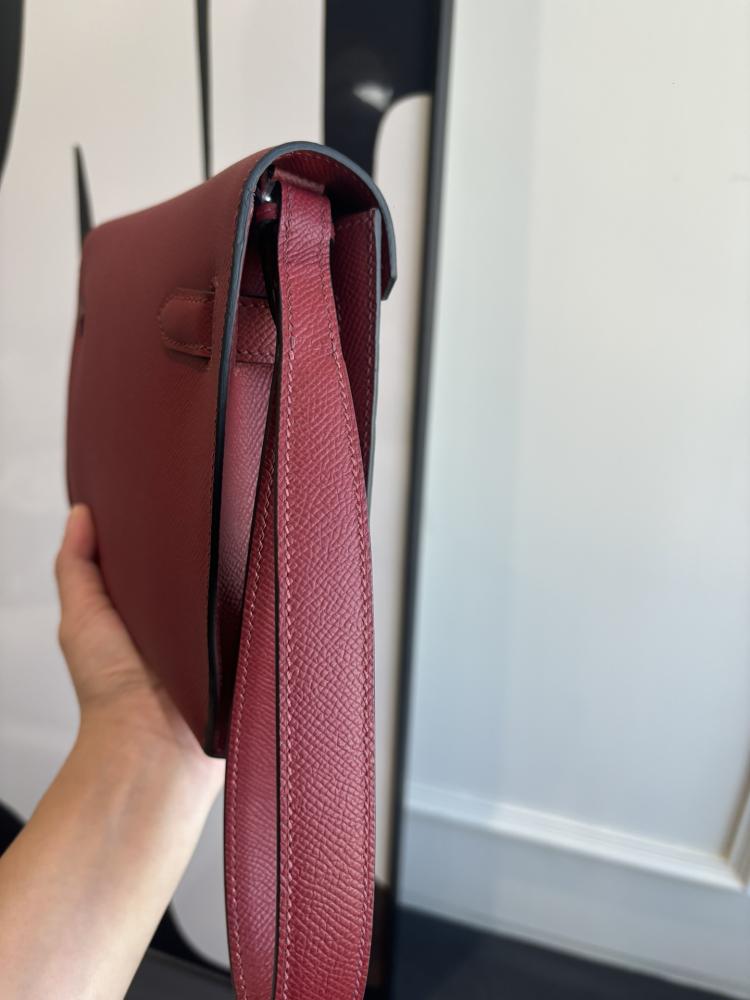 Hermes Kelly Dépêches 25 Pouch (Leather)