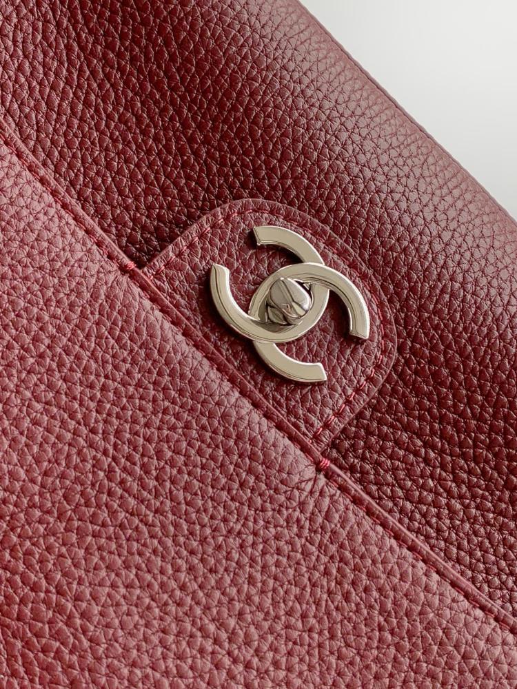 Chanel Grained Leather Flap Bag