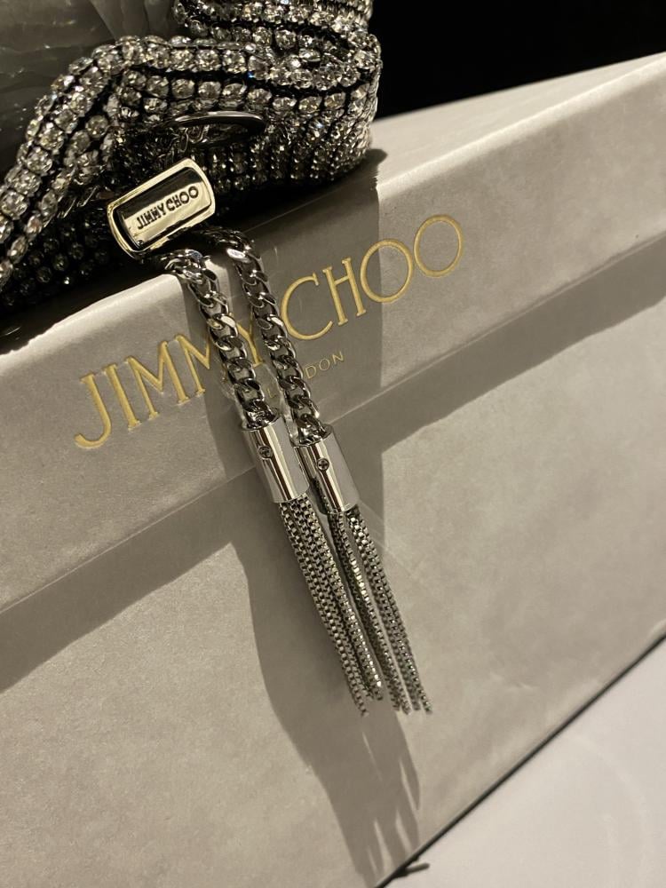 Jimmy Choo Bon Bon Embellished Bucket Bag