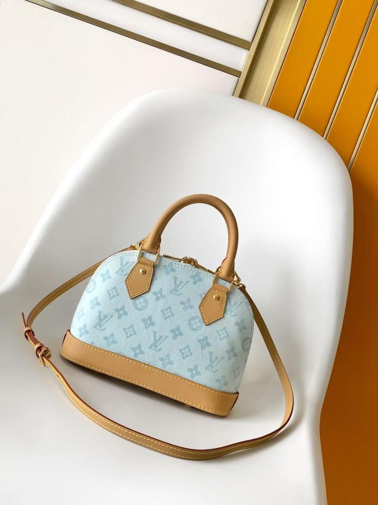 Louis Vuitton Alma BB Monogram Jacquard Denim Bag