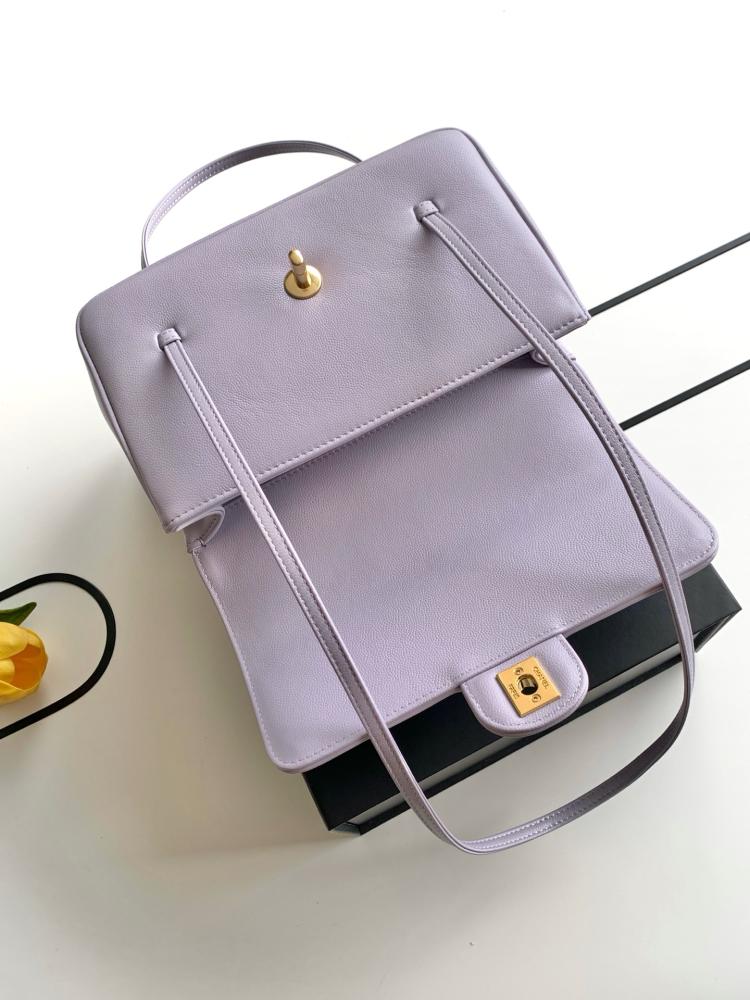 Chanel Grained Leather Flap Shoulder Bag