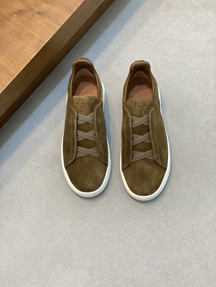 شوز زينيا ايطالى شامواه بني