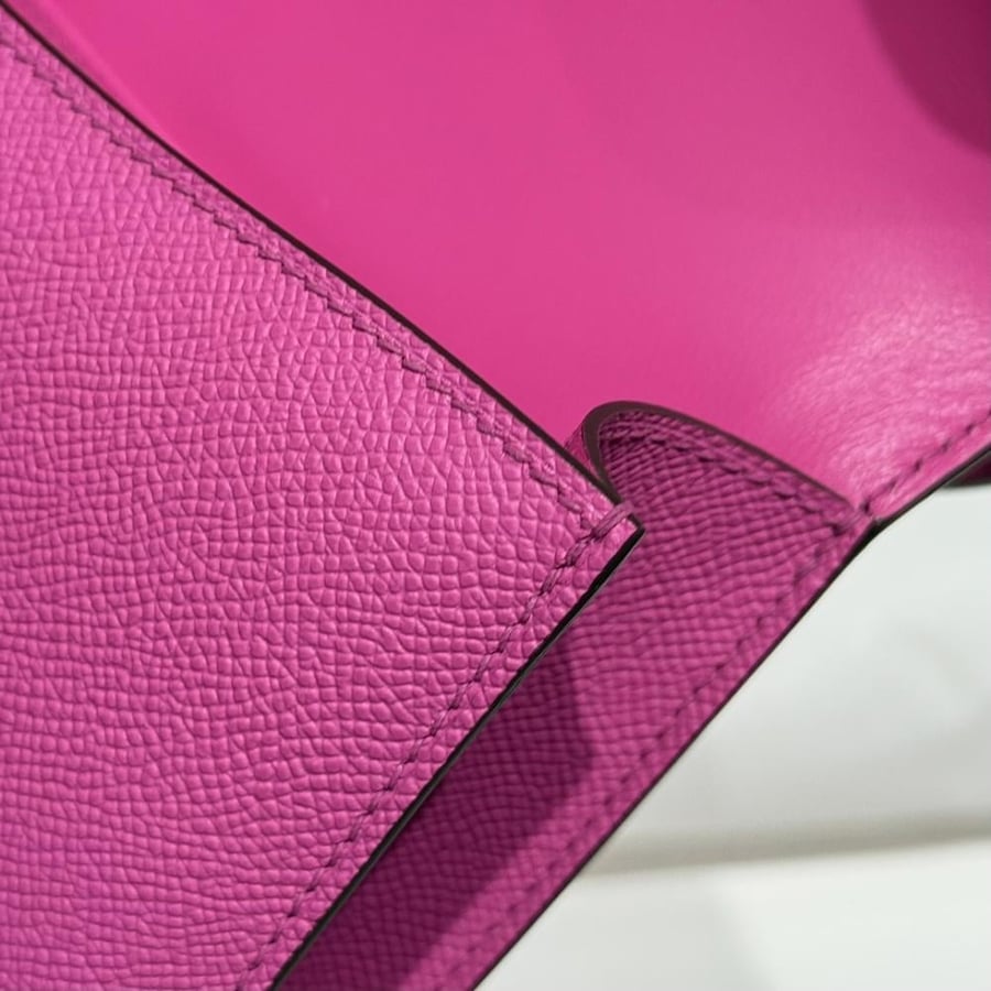 Hermes Constance Elan Bag 24cm - Magenta / Gold Hardware