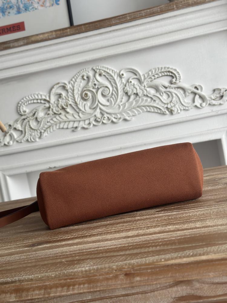 Hermes Herbag Zip Bag 31cm - Rust & Tan