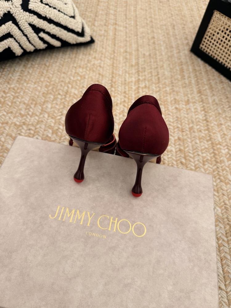 Jimmy Choo Crystal Sphere Mesh Pumps 35-41