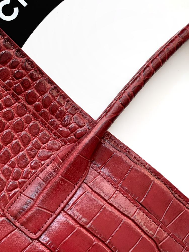 Chanel Large Croc-Embossed Tote Bag