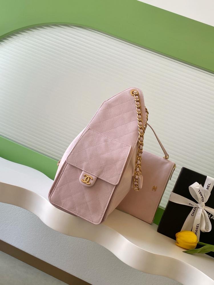 Chanel AS5293 Quilted Hobo Drawstring Bag