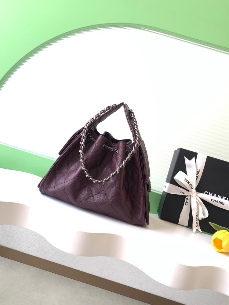 Chanel AS5293 Quilted Hobo Drawstring Bag