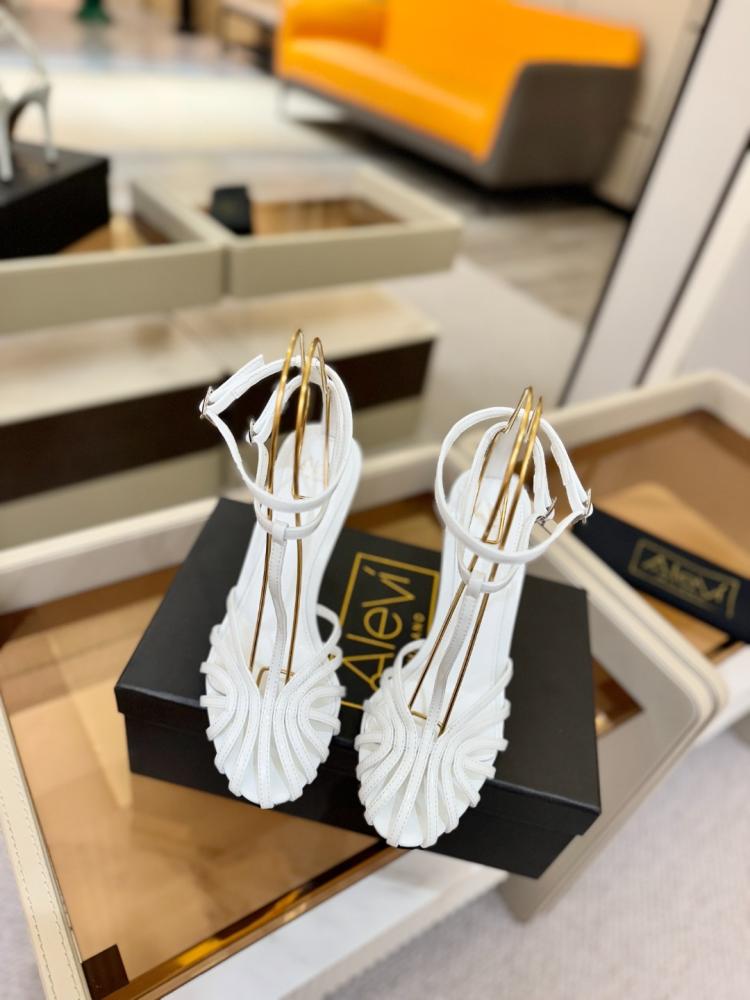 Alevì Milano Strappy High-Heel Sandals (10.5cm) - Sizes 35-39