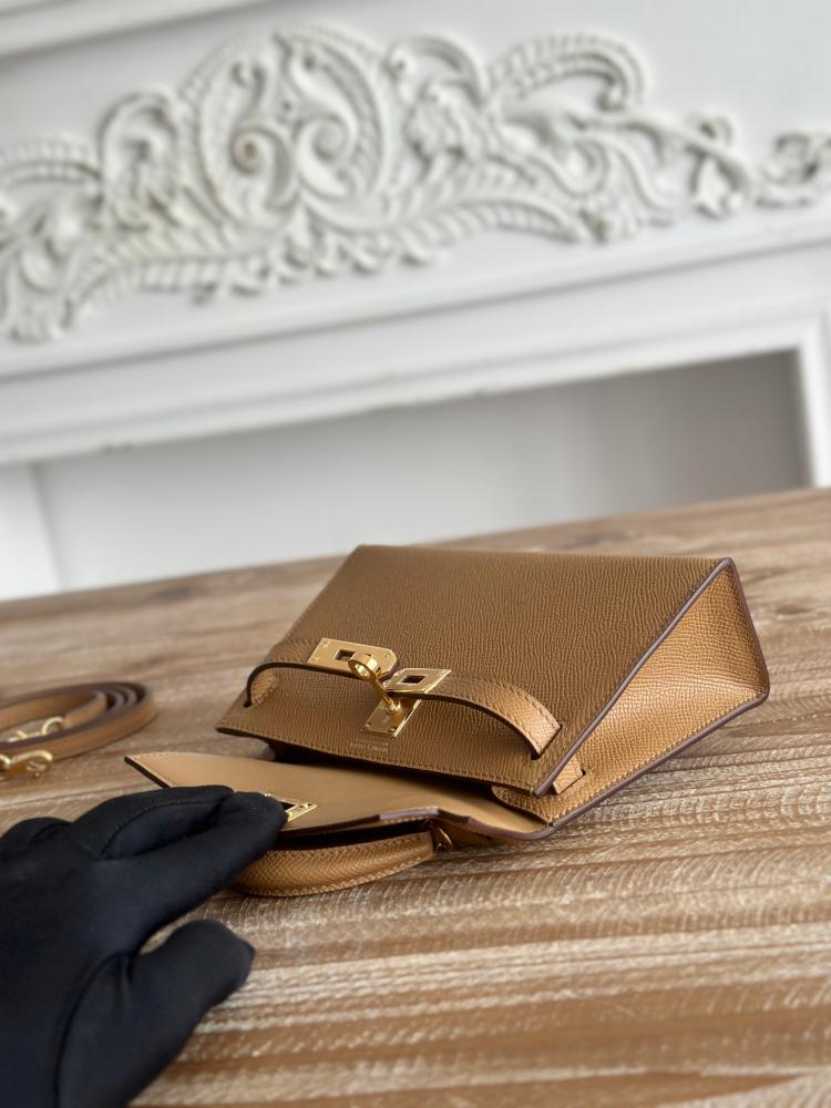 Hermes Mini Kelly II Bag 19cm - Camel / Gold Hardware