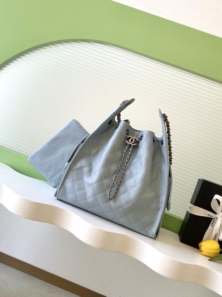 Chanel AS5293 Quilted Hobo Drawstring Bag