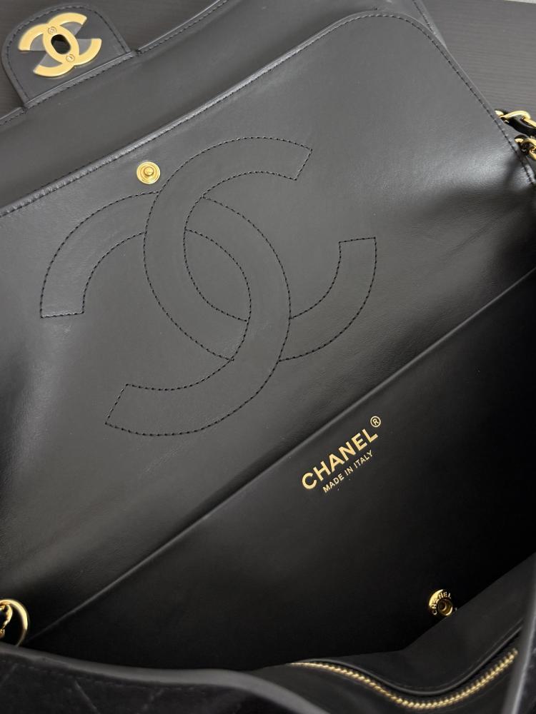 Chanel Quilted Suede Flap Bag